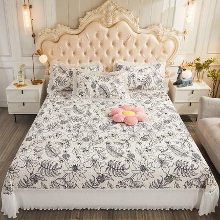 91家纺网 家纺一手货源 找家纺 （总）宜凡 2021新款牛奶绒小清新三件套