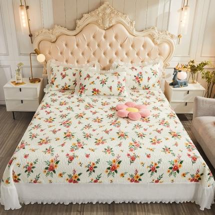 宜凡 2021新款牛奶绒小清新三件套 芳华