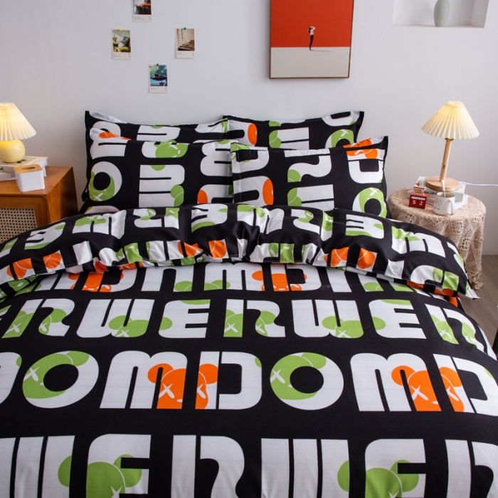 91家纺网 家纺一手货源 找家纺 乐居坊 2025新款芦荟棉单被套 暴力迷彩