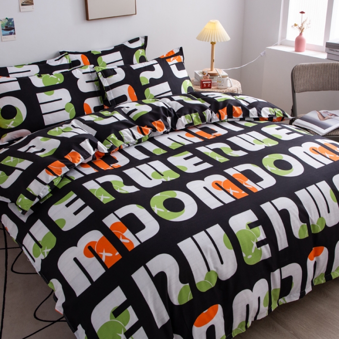 91家纺网 家纺一手货源 找家纺 乐居坊 2025新款芦荟棉单被套 暴力迷彩