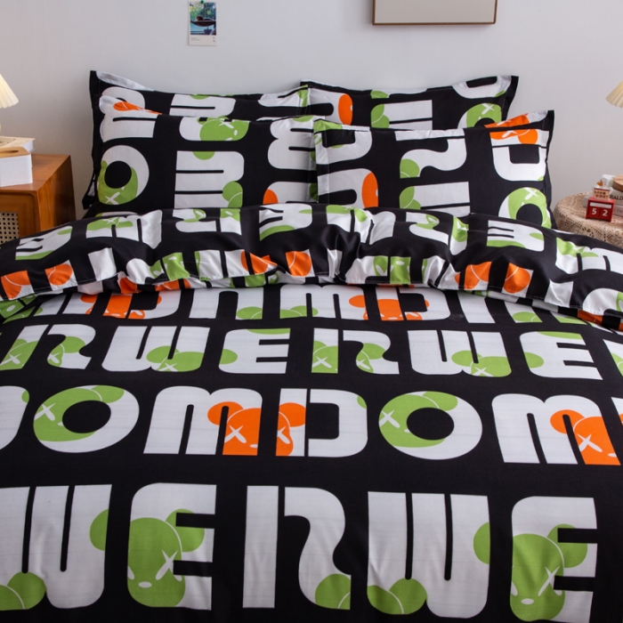 91家纺网 家纺一手货源 找家纺 乐居坊 2025新款芦荟棉单被套 暴力迷彩