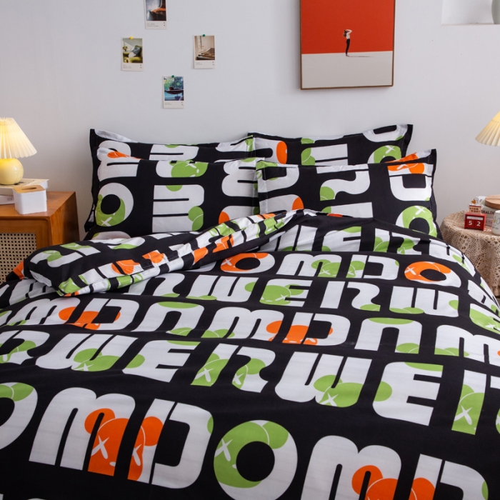 91家纺网 家纺一手货源 找家纺 乐居坊 2025新款芦荟棉单被套 暴力迷彩