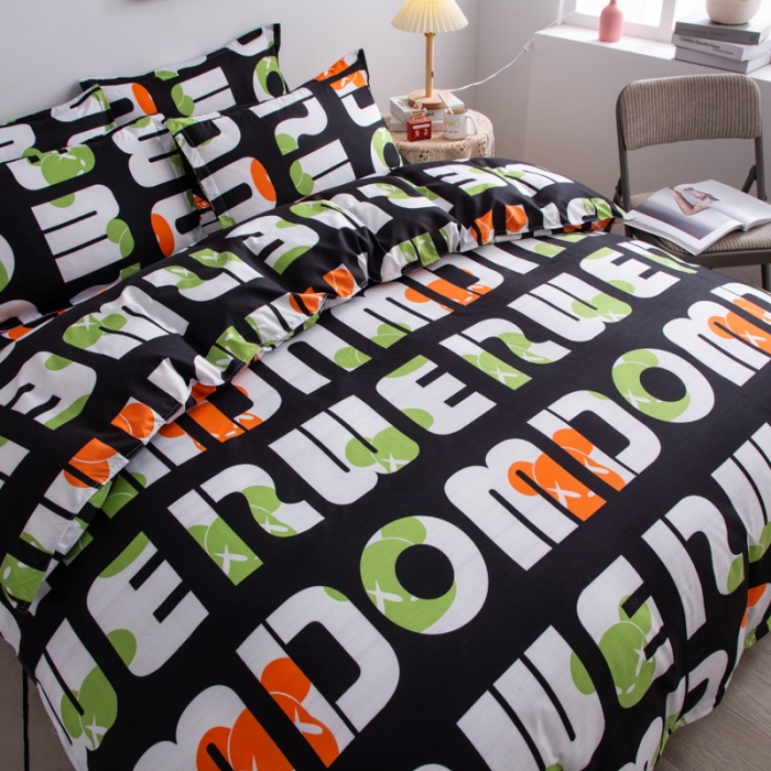 91家纺网 家纺一手货源 找家纺 乐居坊 2025新款芦荟棉单被套 暴力迷彩