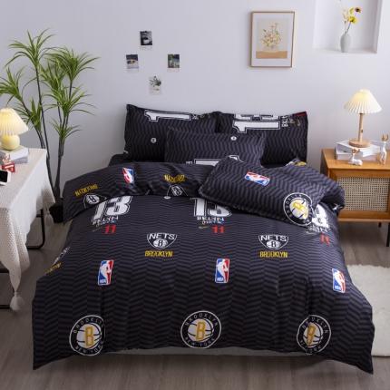 91家纺网 家纺一手货源 找家纺 乐居坊 2025新款芦荟棉单被套 布鲁克林