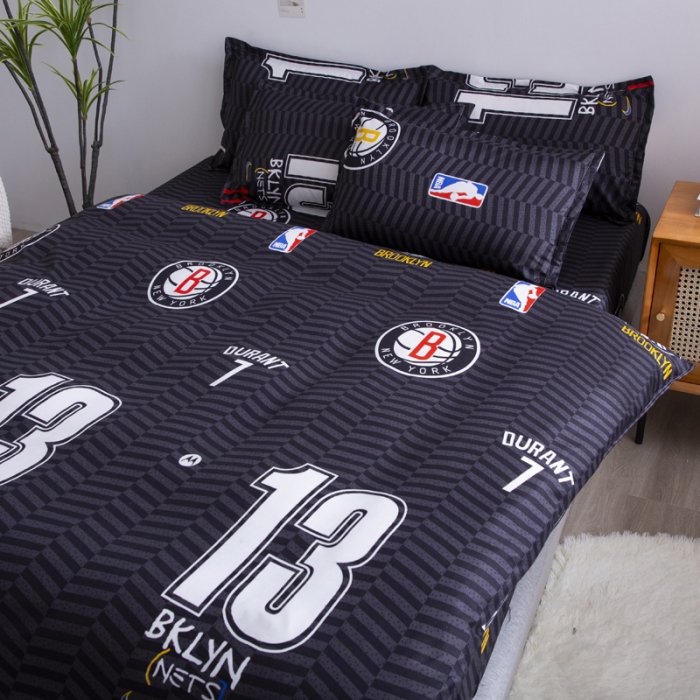 91家纺网 家纺一手货源 找家纺 乐居坊 2025新款芦荟棉单被套 布鲁克林