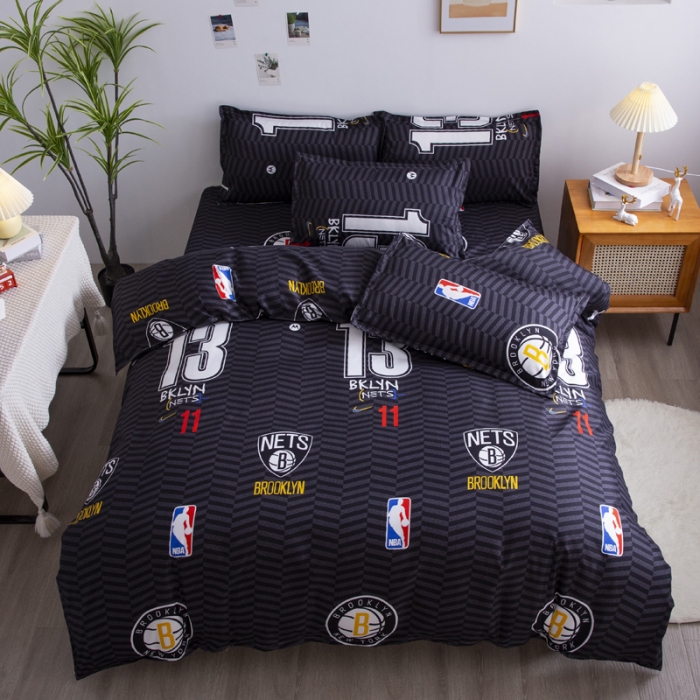 91家纺网 家纺一手货源 找家纺 乐居坊 2025新款芦荟棉单被套 布鲁克林