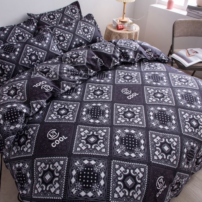 91家纺网 家纺一手货源 找家纺 乐居坊 2025新款芦荟棉单被套 街拍达人