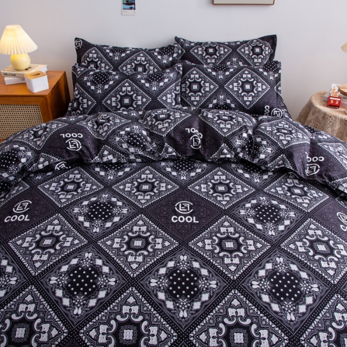 91家纺网 家纺一手货源 找家纺 乐居坊 2025新款芦荟棉单被套 街拍达人