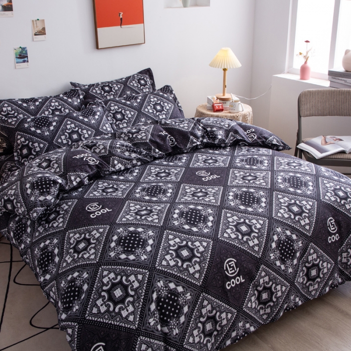 91家纺网 家纺一手货源 找家纺 乐居坊 2025新款芦荟棉单被套 街拍达人