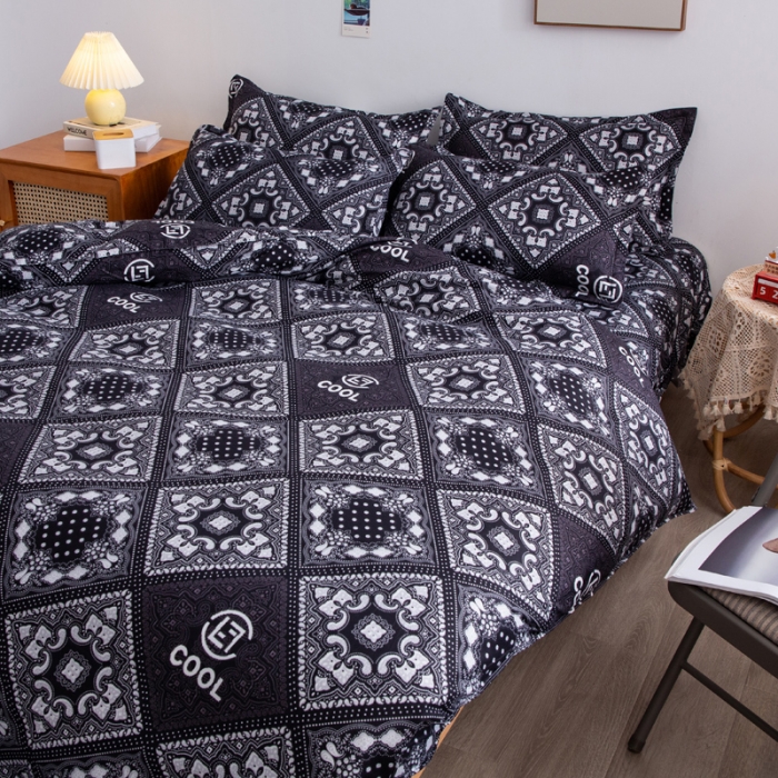 91家纺网 家纺一手货源 找家纺 乐居坊 2025新款芦荟棉单被套 街拍达人