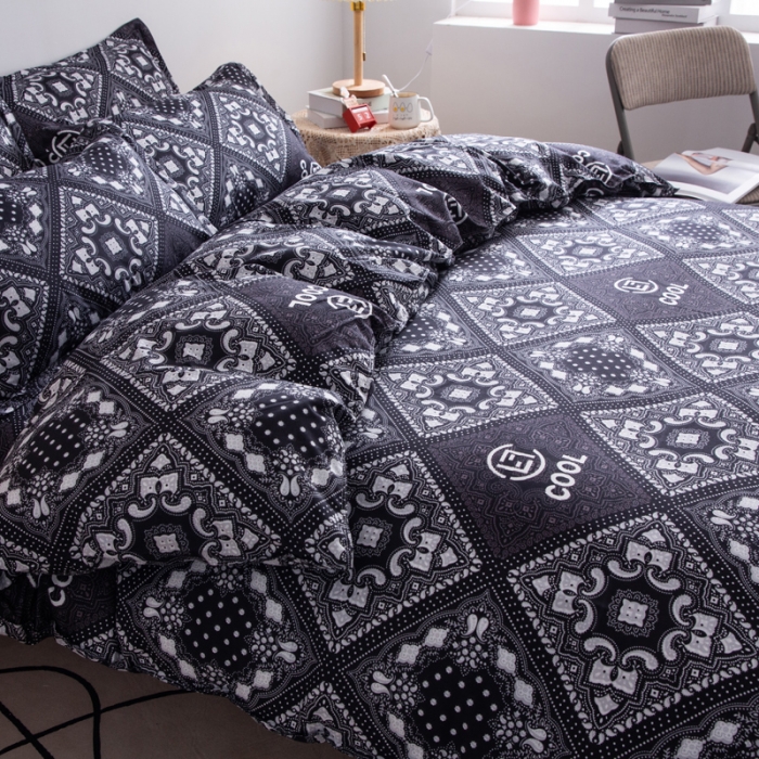 91家纺网 家纺一手货源 找家纺 乐居坊 2025新款芦荟棉单被套 街拍达人