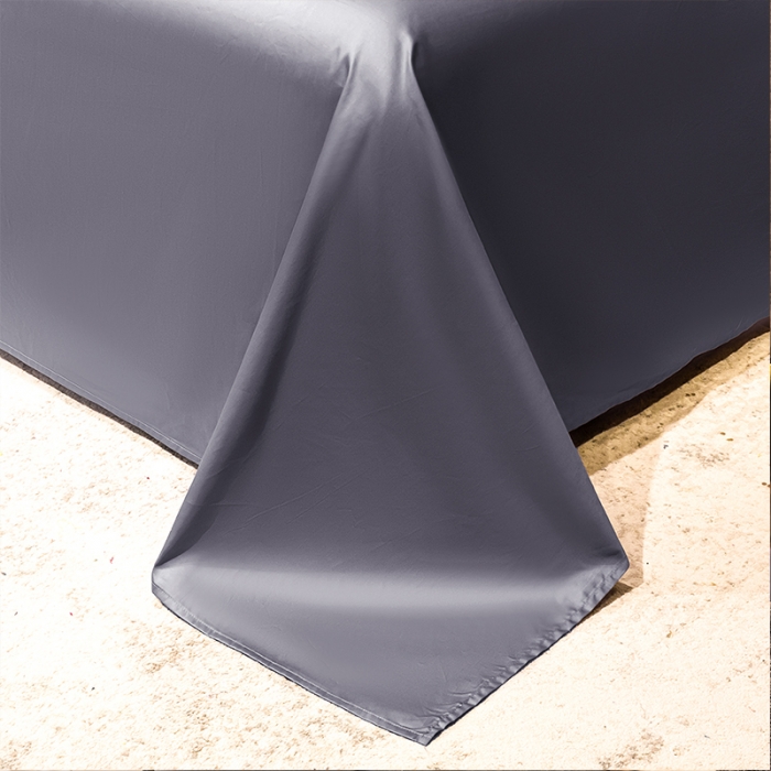 91家纺网 家纺一手货源 找家纺 蓝巢家纺2021新款60支全棉长绒棉皇家系列四件套皇家罗兰紫