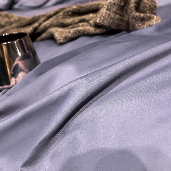 91家纺网 家纺一手货源 找家纺 蓝巢家纺2021新款60支全棉长绒棉皇家系列四件套皇家罗兰紫