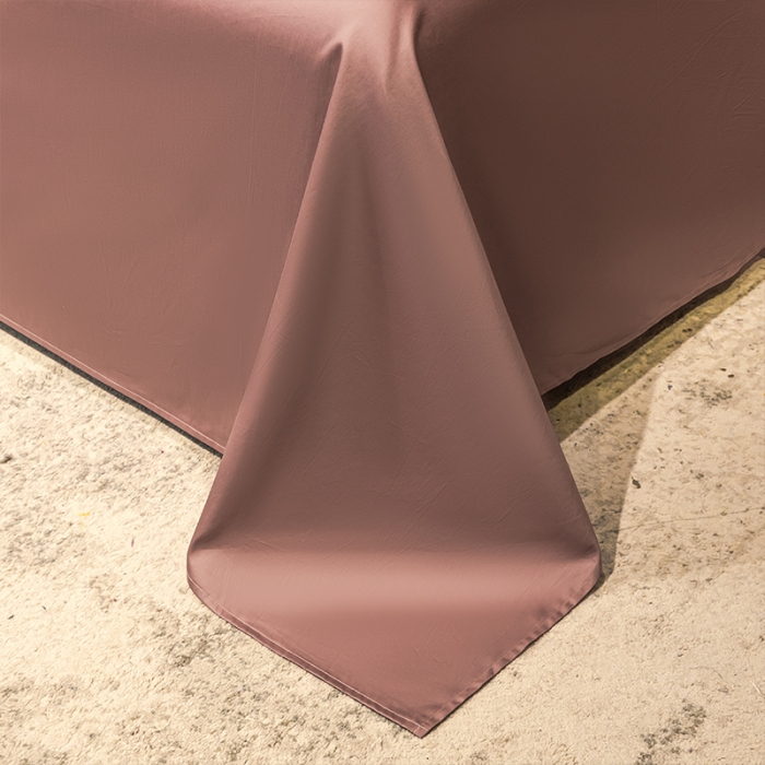 91家纺网 家纺一手货源 找家纺 蓝巢 2021新款60支全棉长绒棉皇家系列四件套皇家-深豆沙