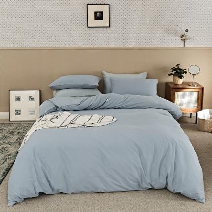 91家纺网 家纺一手货源 找家纺 总新款100S加厚磨毛云朵绣花四件套