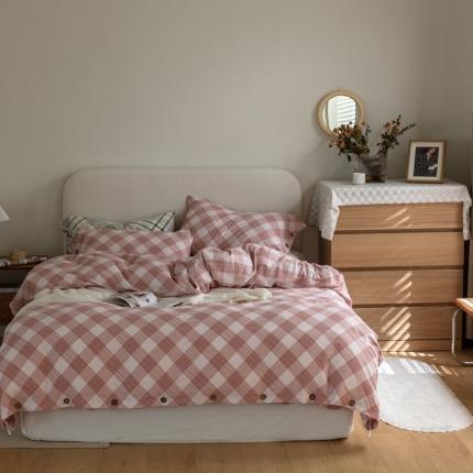 91家纺网 家纺一手货源 找家纺 （总）寐眠 2021新款全棉磨毛印花四件套