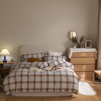 91家纺网 家纺一手货源 找家纺 （总）寐眠 2021新款全棉磨毛印花四件套