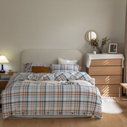 91家纺网 家纺一手货源 找家纺 （总）寐眠 2021新款全棉磨毛印花四件套