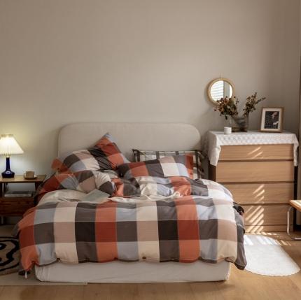 91家纺网 家纺一手货源 找家纺 寐眠 2021新款全棉磨毛印花被套 遇见-知己