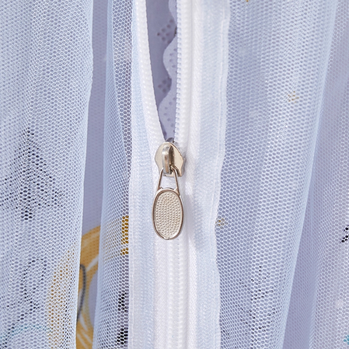 91家纺网 家纺一手货源 找家纺 迪凡保罗蚊帐 2021新款C14导轨遮光帘学生蚊帐 仙人掌