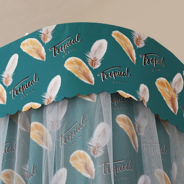 91家纺网 家纺一手货源 找家纺 迪凡保罗蚊帐 2021新款C14导轨遮光帘学生蚊帐 羽之恋