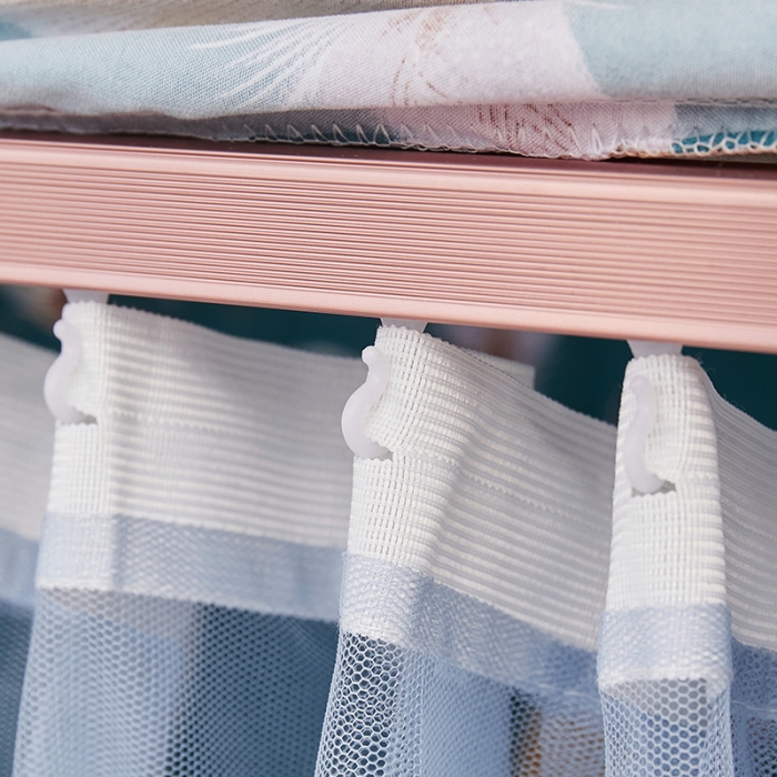 91家纺网 家纺一手货源 找家纺 迪凡保罗蚊帐 2021新款C14导轨遮光帘学生蚊帐 羽之恋