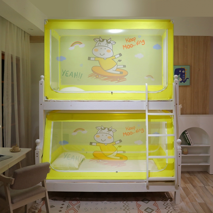 91家纺网 家纺一手货源 找家纺 迪凡保罗蚊帐 新款5824外穿杆数码印花子母蚊帐 开心牛牛