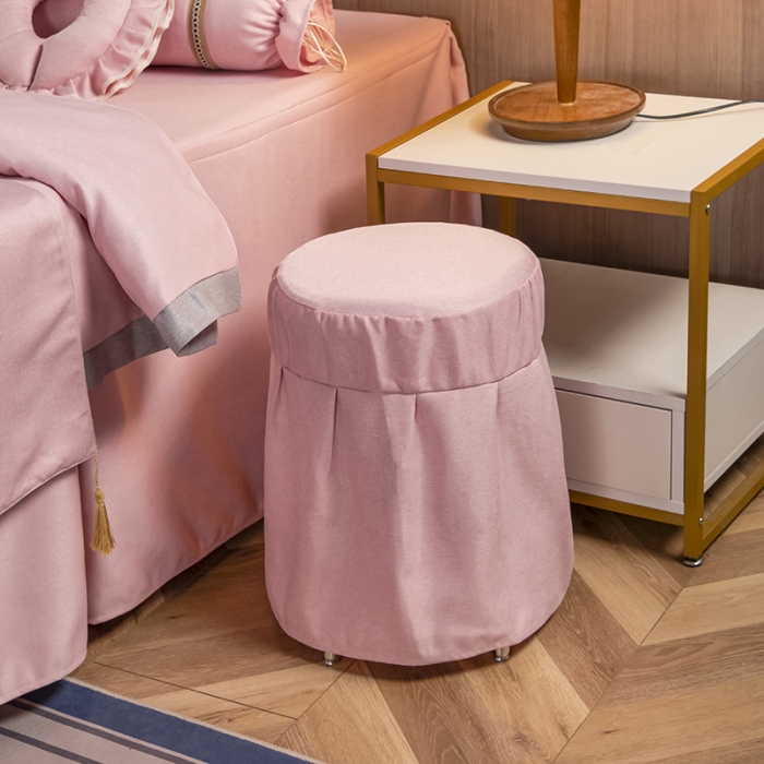 91家纺网 家纺一手货源 找家纺 不打烊家纺 2021新款美容床罩 春风拂面-粉色