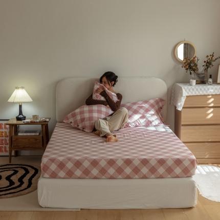 91家纺网 家纺一手货源 找家纺 (总）寐眠  2021新款全棉磨毛印花床笠