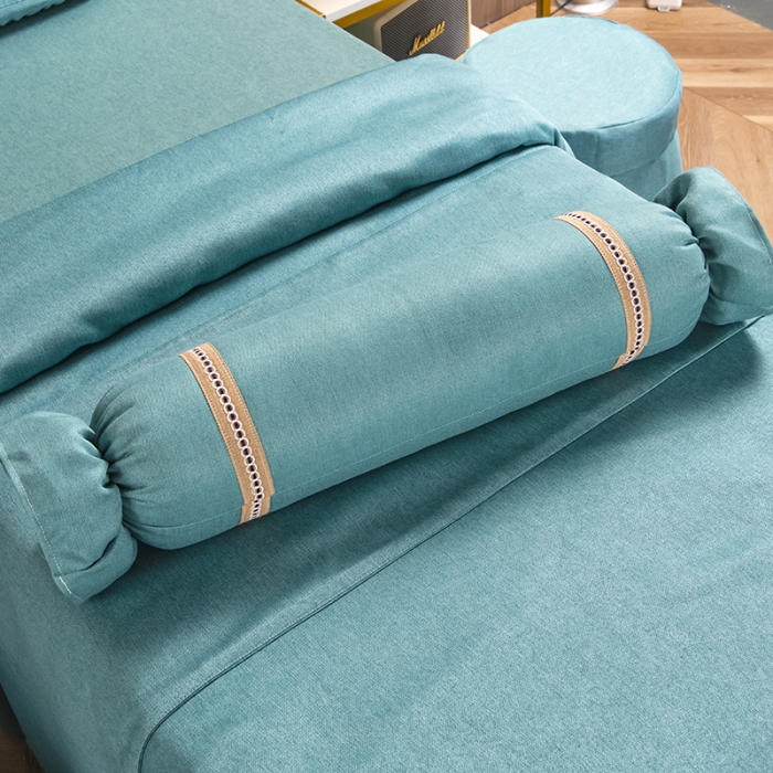 91家纺网 家纺一手货源 找家纺 不打烊家纺 2021新款美容床罩 春风拂面-孔雀绿