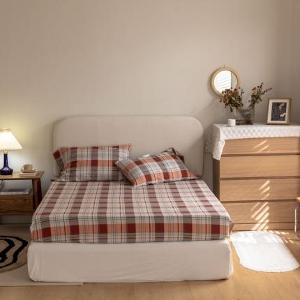 91家纺网 家纺一手货源 找家纺 (总）寐眠  2021新款全棉磨毛印花床笠