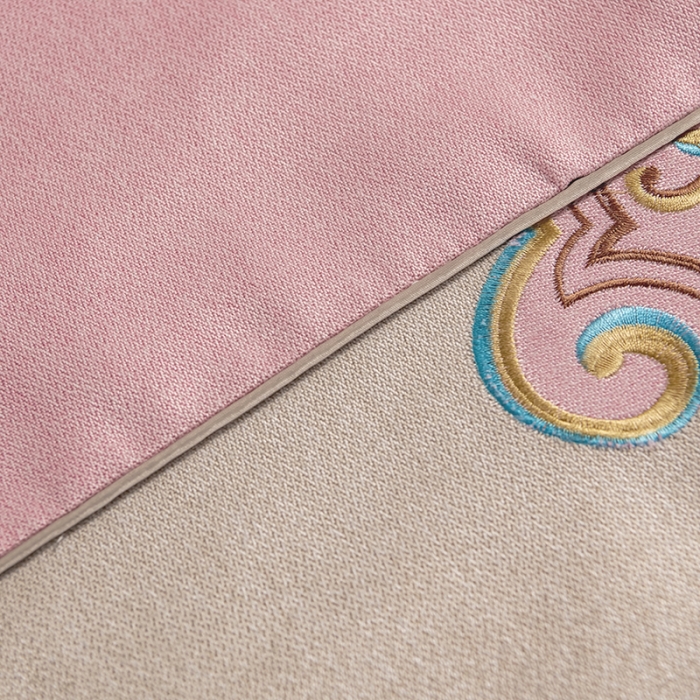 91家纺网 家纺一手货源 找家纺 不打烊家纺 2021新款美容床罩 锦绣中华-粉色