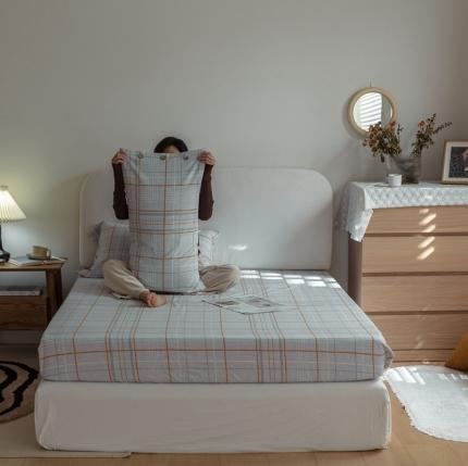 91家纺网 家纺一手货源 找家纺 (总）寐眠  2021新款全棉磨毛印花床笠