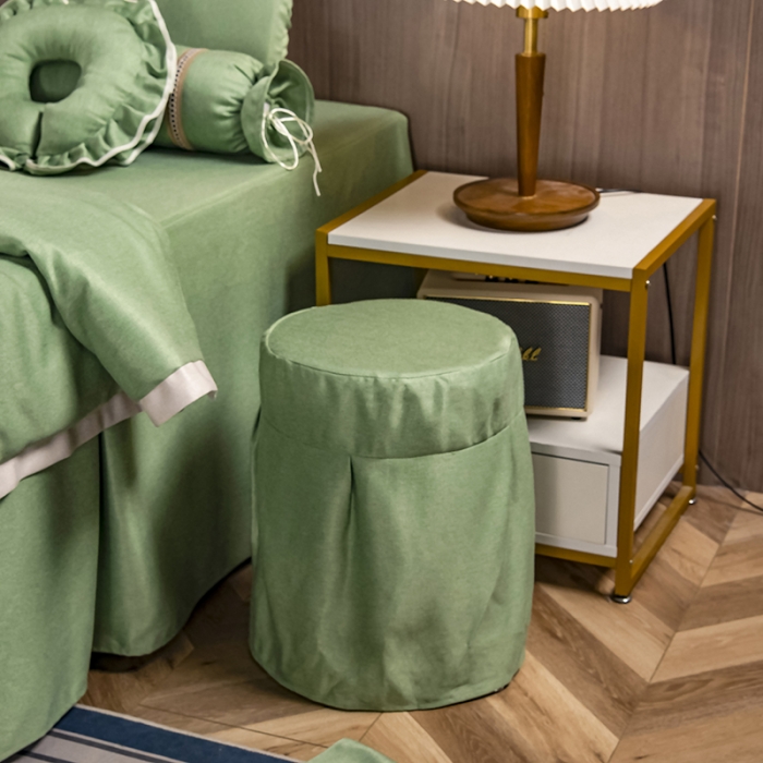 91家纺网 家纺一手货源 找家纺 不打烊家纺 2021新款美容床罩 锦绣中华-果绿