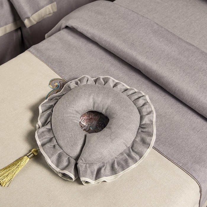 91家纺网 家纺一手货源 找家纺 不打烊家纺 2021新款美容床罩 锦绣中华-灰色