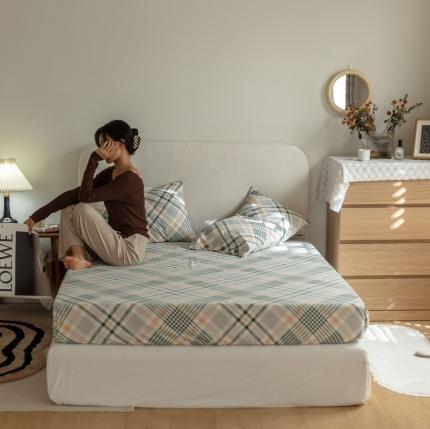 91家纺网 家纺一手货源 找家纺 (总）寐眠  2021新款全棉磨毛印花床笠