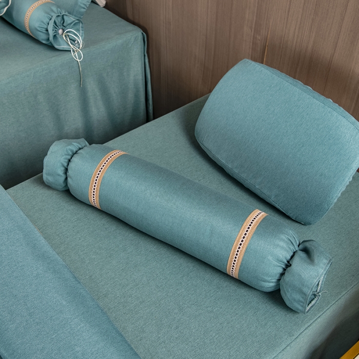 91家纺网 家纺一手货源 找家纺 不打烊家纺 2021新款美容床罩 锦绣中华-孔雀绿