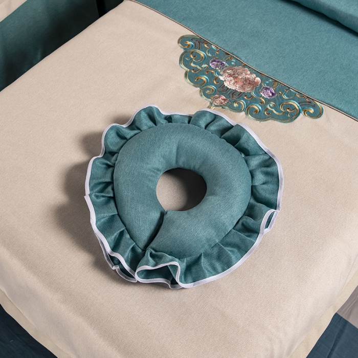 91家纺网 家纺一手货源 找家纺 不打烊家纺 2021新款美容床罩 锦绣中华-孔雀绿