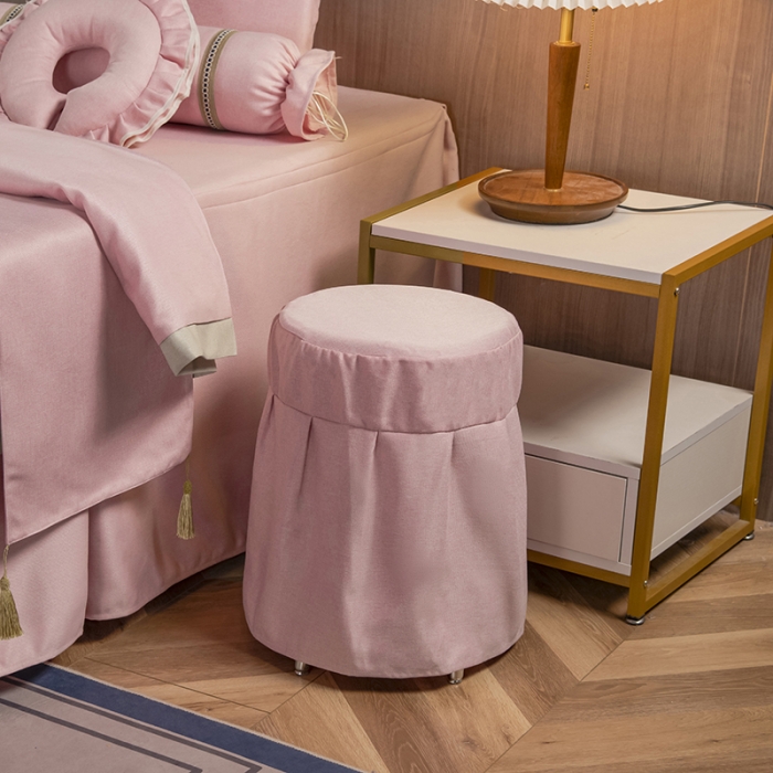 91家纺网 家纺一手货源 找家纺 不打烊家纺 2021新款美容床罩 四季如春-粉色