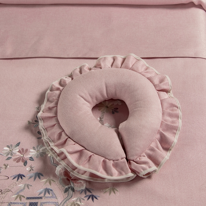 91家纺网 家纺一手货源 找家纺 不打烊家纺 2021新款美容床罩 四季如春-粉色