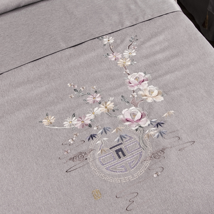 91家纺网 家纺一手货源 找家纺 不打烊家纺 2021新款美容床罩 四季如春-灰色