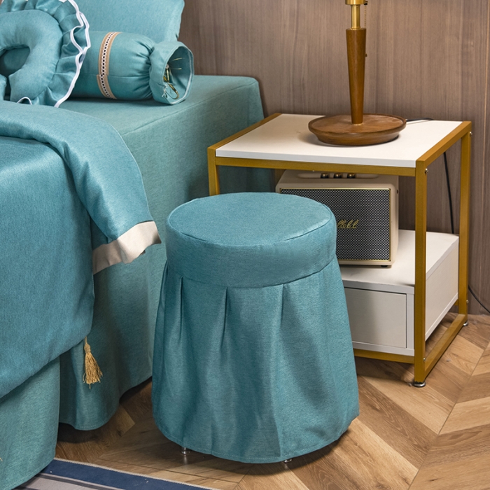 91家纺网 家纺一手货源 找家纺 不打烊家纺 2021新款美容床罩 四季如春-孔雀绿