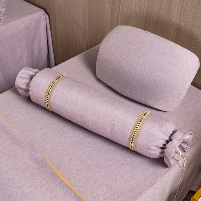 91家纺网 家纺一手货源 找家纺 不打烊家纺 2021新款美容床罩 四季如春-浅紫色