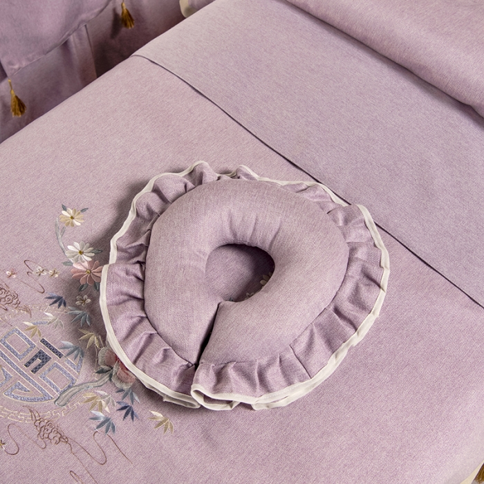 91家纺网 家纺一手货源 找家纺 不打烊家纺 2021新款美容床罩 四季如春-浅紫色