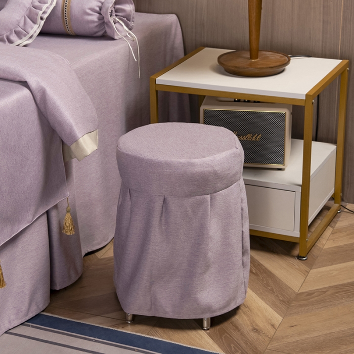 91家纺网 家纺一手货源 找家纺 不打烊家纺 2021新款美容床罩 四季如春-浅紫色