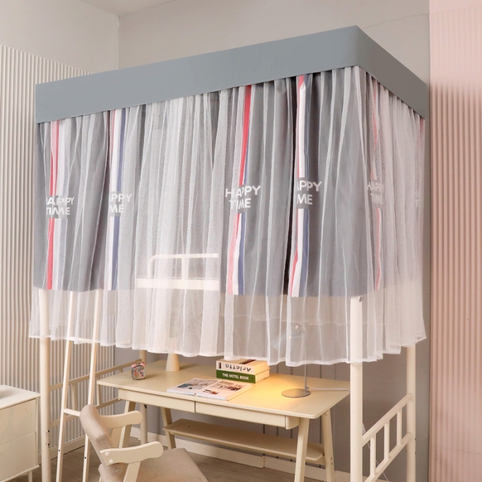 91家纺网 家纺一手货源 找家纺 迷仙巢家纺 2021新款落地学生蚊帐 LD快乐时光