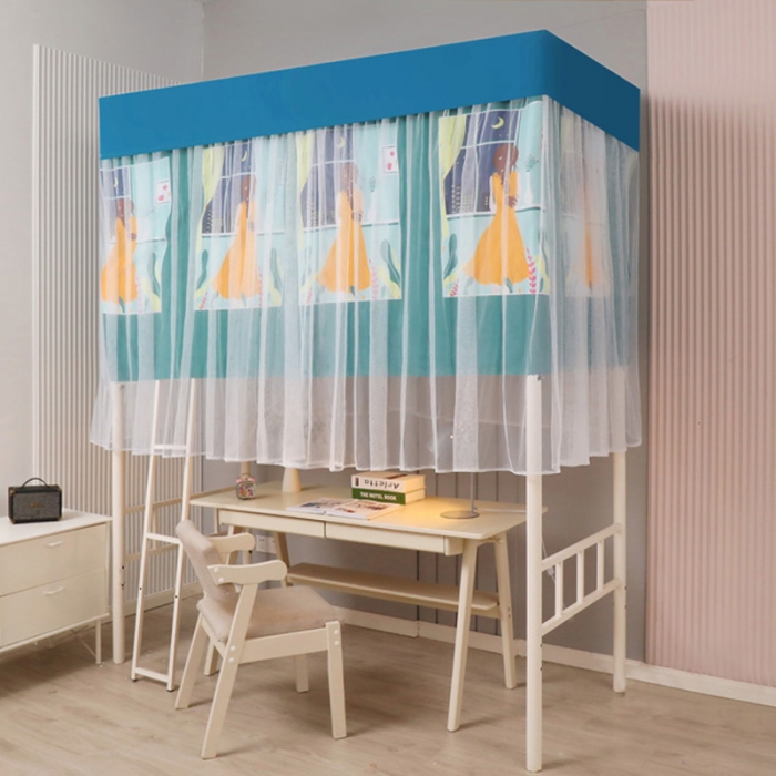 91家纺网 家纺一手货源 找家纺 迷仙巢家纺 2021新款落地学生蚊帐 LD俏佳人