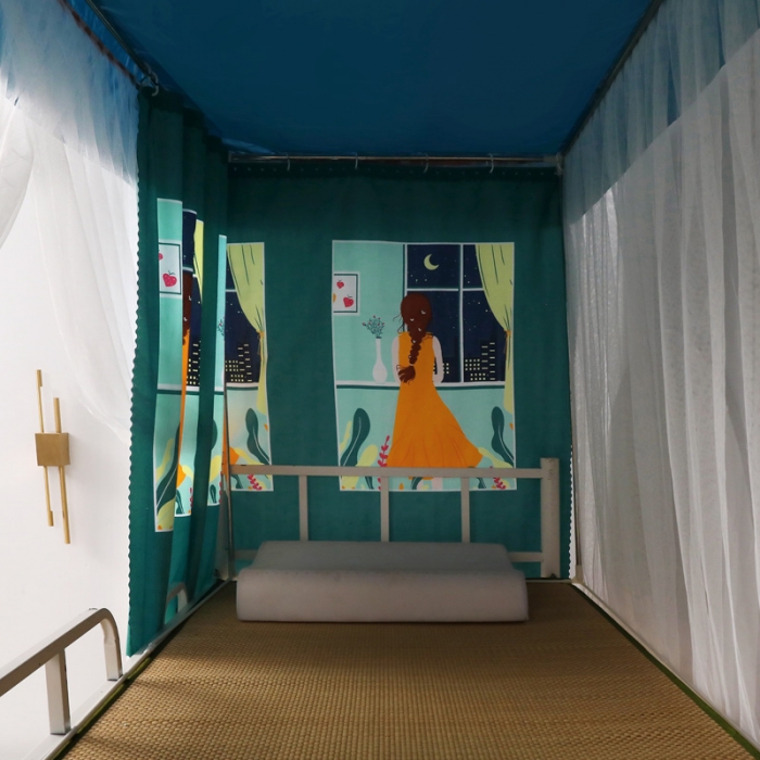 91家纺网 家纺一手货源 找家纺 迷仙巢家纺 2021新款落地学生蚊帐 LD俏佳人