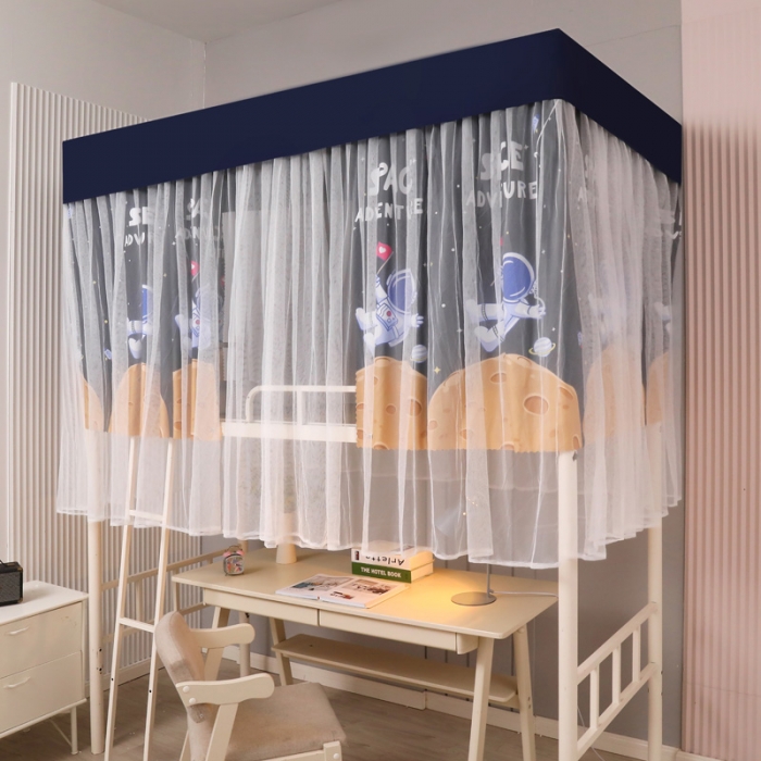 91家纺网 家纺一手货源 找家纺 迷仙巢家纺 2021新款落地学生蚊帐 LD太空人