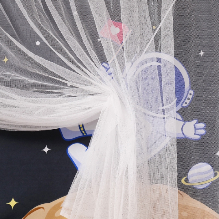 91家纺网 家纺一手货源 找家纺 迷仙巢家纺 2021新款落地学生蚊帐 LD太空人